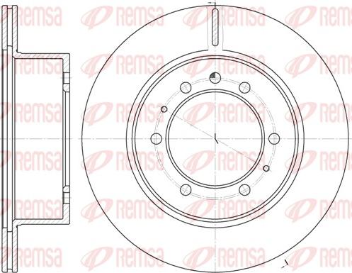 Remsa 6926.10 - Kočioni disk www.molydon.hr