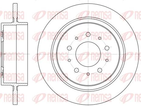 Remsa 6921.00 - Kočioni disk www.molydon.hr