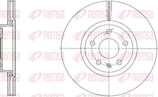 Remsa 6972.10 - Kočioni disk www.molydon.hr