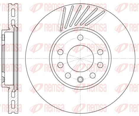 Remsa 6494.10 - Kočioni disk www.molydon.hr