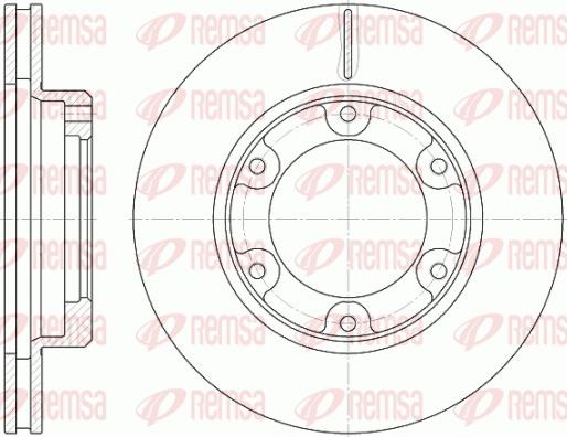 Remsa 6491.10 - Kočioni disk www.molydon.hr