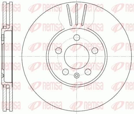 Remsa 6493.10 - Kočioni disk www.molydon.hr