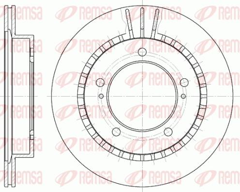 Remsa 6492.10 - Kočioni disk www.molydon.hr