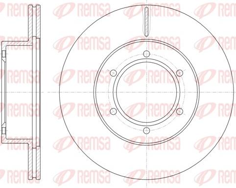 Remsa 6497.10 - Kočioni disk www.molydon.hr