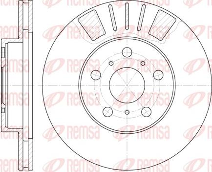 Remsa 6445.10 - Kočioni disk www.molydon.hr