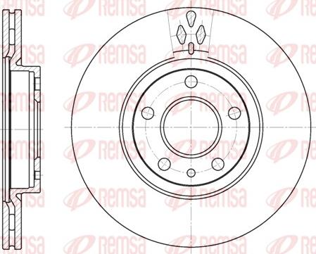 Remsa 6442.10 - Kočioni disk www.molydon.hr