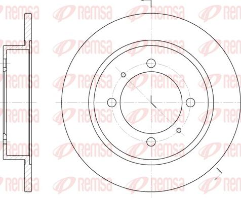 Remsa 6447.00 - Kočioni disk www.molydon.hr