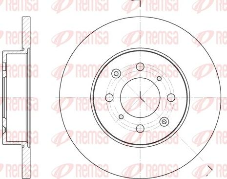 Remsa 6451.00 - Kočioni disk www.molydon.hr