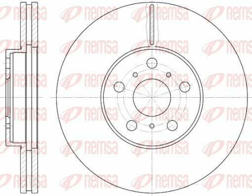 Remsa 6465.10 - Kočioni disk www.molydon.hr