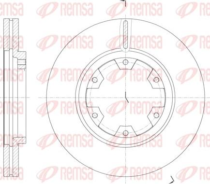 Remsa 6466.10 - Kočioni disk www.molydon.hr