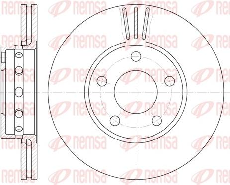 Remsa 6463.10 - Kočioni disk www.molydon.hr