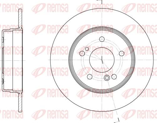 Remsa 6467.00 - Kočioni disk www.molydon.hr