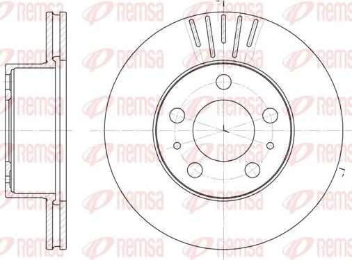 Remsa 6409.10 - Kočioni disk www.molydon.hr