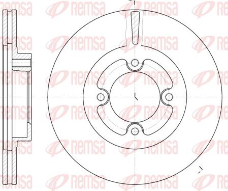 Remsa 6406.10 - Kočioni disk www.molydon.hr