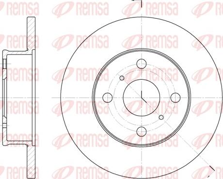 Remsa 6401.00 - Kočioni disk www.molydon.hr