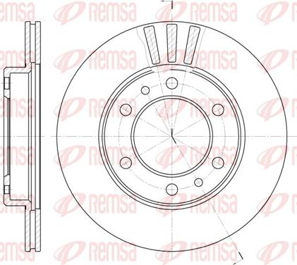 Remsa 6408.10 - Kočioni disk www.molydon.hr