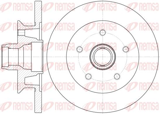 Remsa 6415.00 - Kočioni disk www.molydon.hr