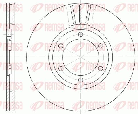 Remsa 6413.10 - Kočioni disk www.molydon.hr