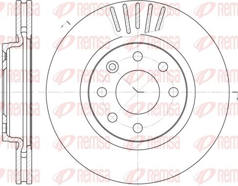 Remsa 6412.10 - Kočioni disk www.molydon.hr