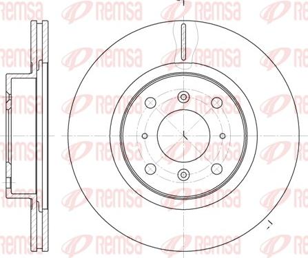 Remsa 6484.10 - Kočioni disk www.molydon.hr