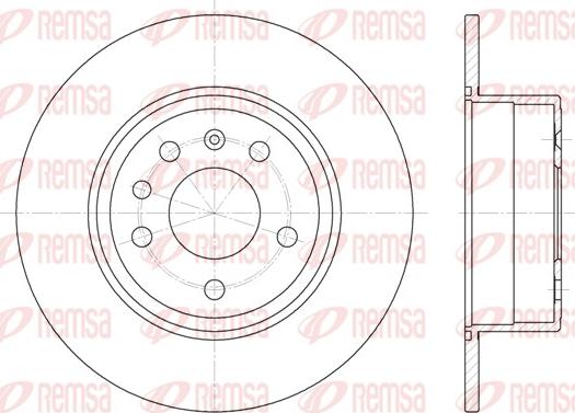 Remsa 6487.00 - Kočioni disk www.molydon.hr