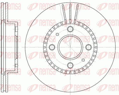 Remsa 6430.10 - Kočioni disk www.molydon.hr