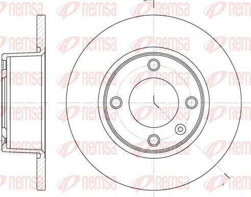 Remsa 6433.00 - Kočioni disk www.molydon.hr