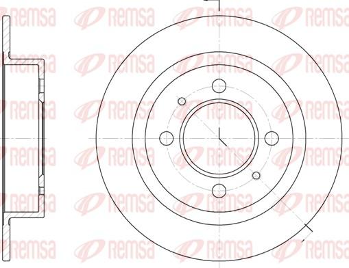 Remsa 6424.00 - Kočioni disk www.molydon.hr