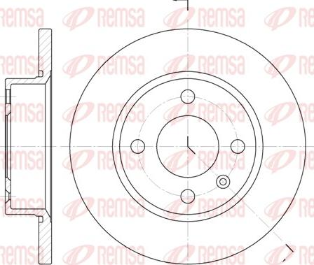 Remsa 6425.00 - Kočioni disk www.molydon.hr