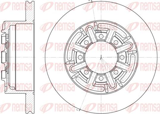 Remsa 6420.00 - Kočioni disk www.molydon.hr