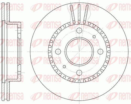 Remsa 6423.10 - Kočioni disk www.molydon.hr