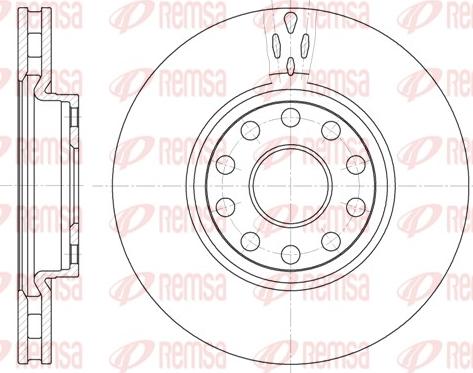 Remsa 6479.10 - Kočioni disk www.molydon.hr