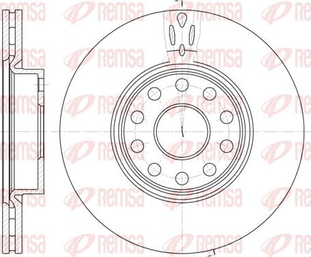 Remsa 6478.10 - Kočioni disk www.molydon.hr