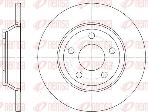 Remsa 6472.00 - Kočioni disk www.molydon.hr