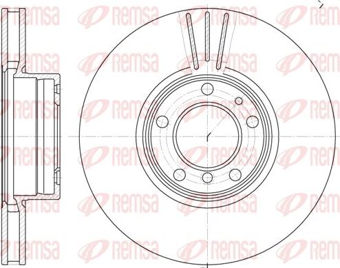 Remsa 6599.10 - Kočioni disk www.molydon.hr