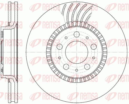 Remsa 6591.10 - Kočioni disk www.molydon.hr