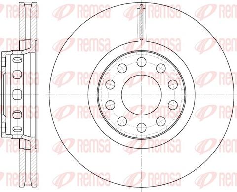 Remsa 6592.10 - Kočioni disk www.molydon.hr