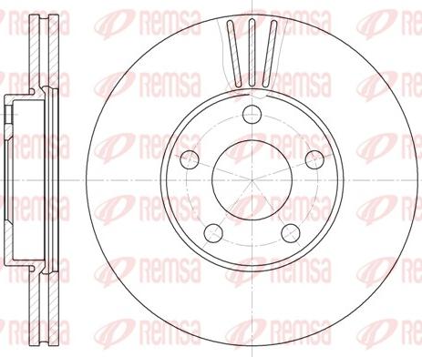 Remsa 6549.10 - Kočioni disk www.molydon.hr