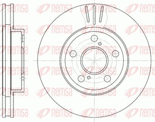 Remsa 6540.10 - Kočioni disk www.molydon.hr