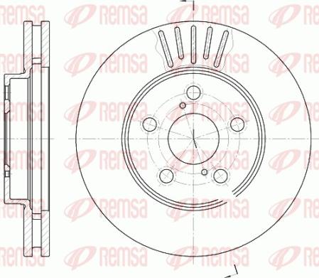 Remsa 6542.10 - Kočioni disk www.molydon.hr