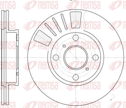 Remsa 6569.10 - Kočioni disk www.molydon.hr