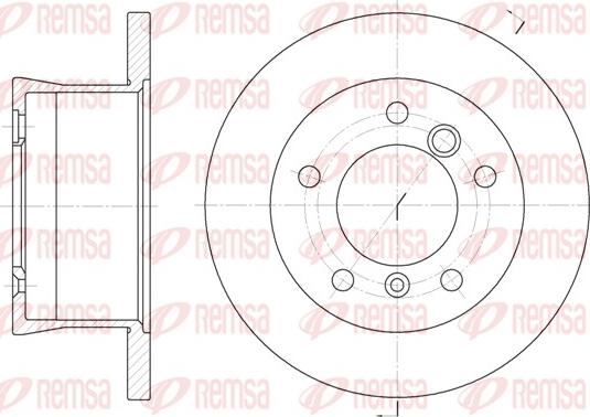 Remsa 6566.00 - Kočioni disk www.molydon.hr