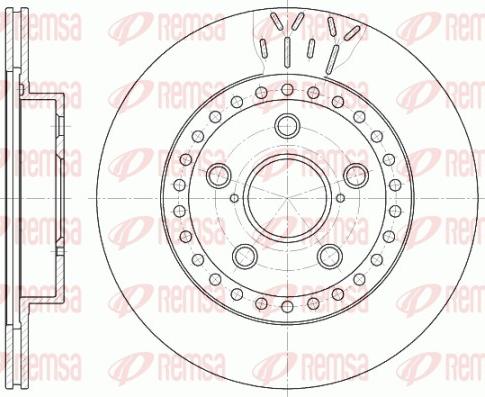 Remsa 6561.10 - Kočioni disk www.molydon.hr