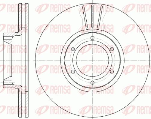 Remsa 6567.10 - Kočioni disk www.molydon.hr