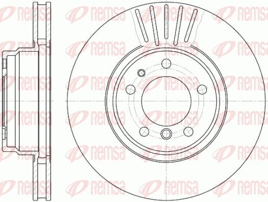 Remsa 6509.10 - Kočioni disk www.molydon.hr