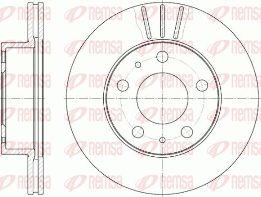 Remsa 6504.10 - Kočioni disk www.molydon.hr