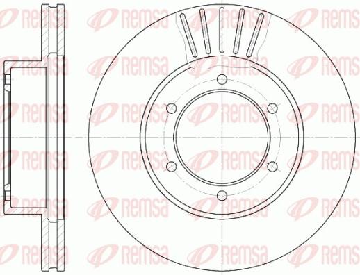 Remsa 6501.10 - Kočioni disk www.molydon.hr