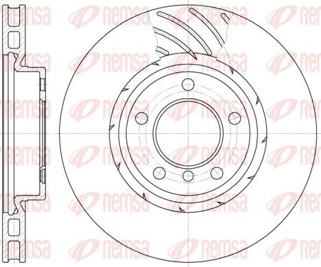 Remsa 6508.10 - Kočioni disk www.molydon.hr