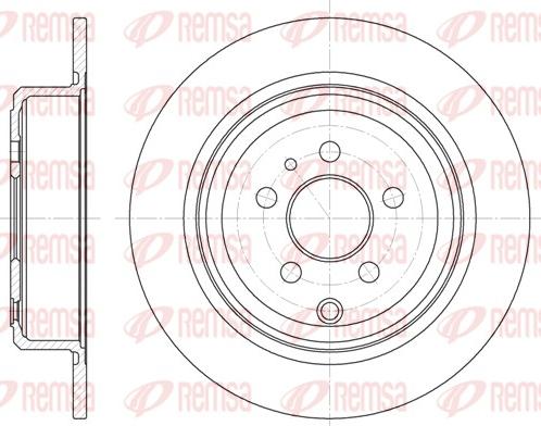 Remsa 6502.00 - Kočioni disk www.molydon.hr
