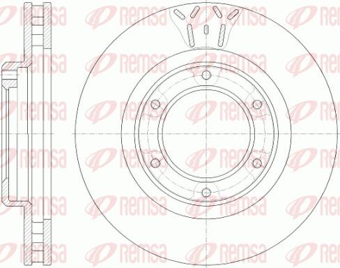 Remsa 6507.10 - Kočioni disk www.molydon.hr